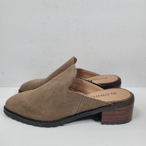 Blondo Stelle Women's Brown Suede Slip-On Mules US Size 7.5M - Picture 2 of 9